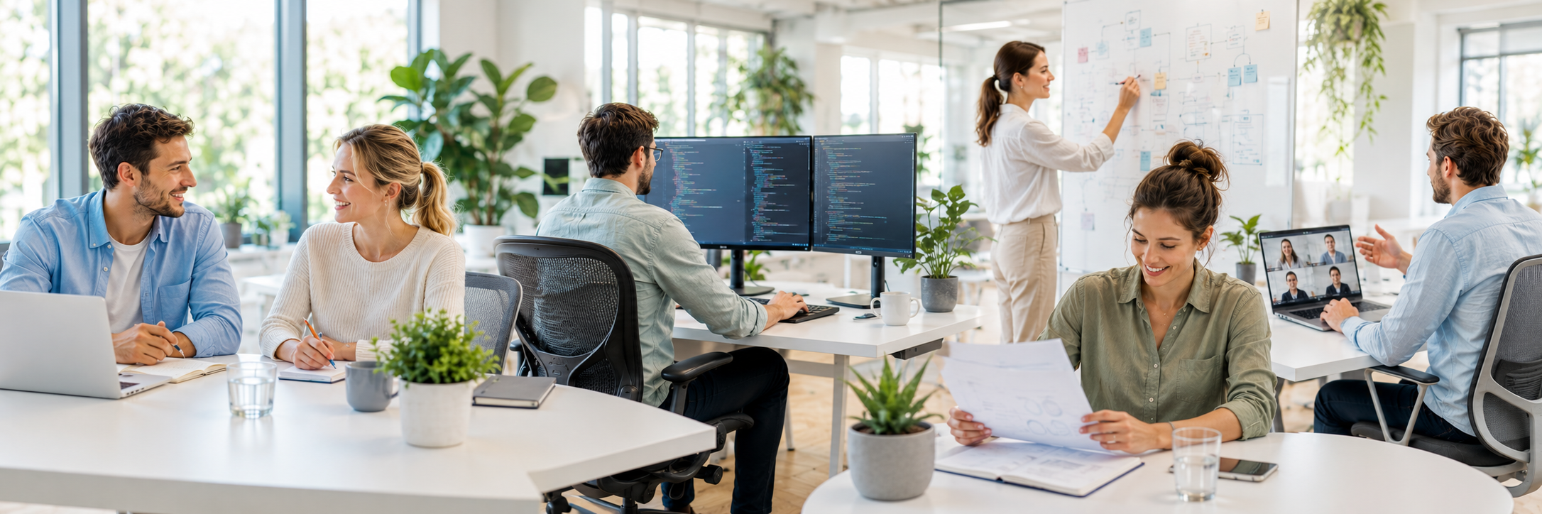 The Olive team at work